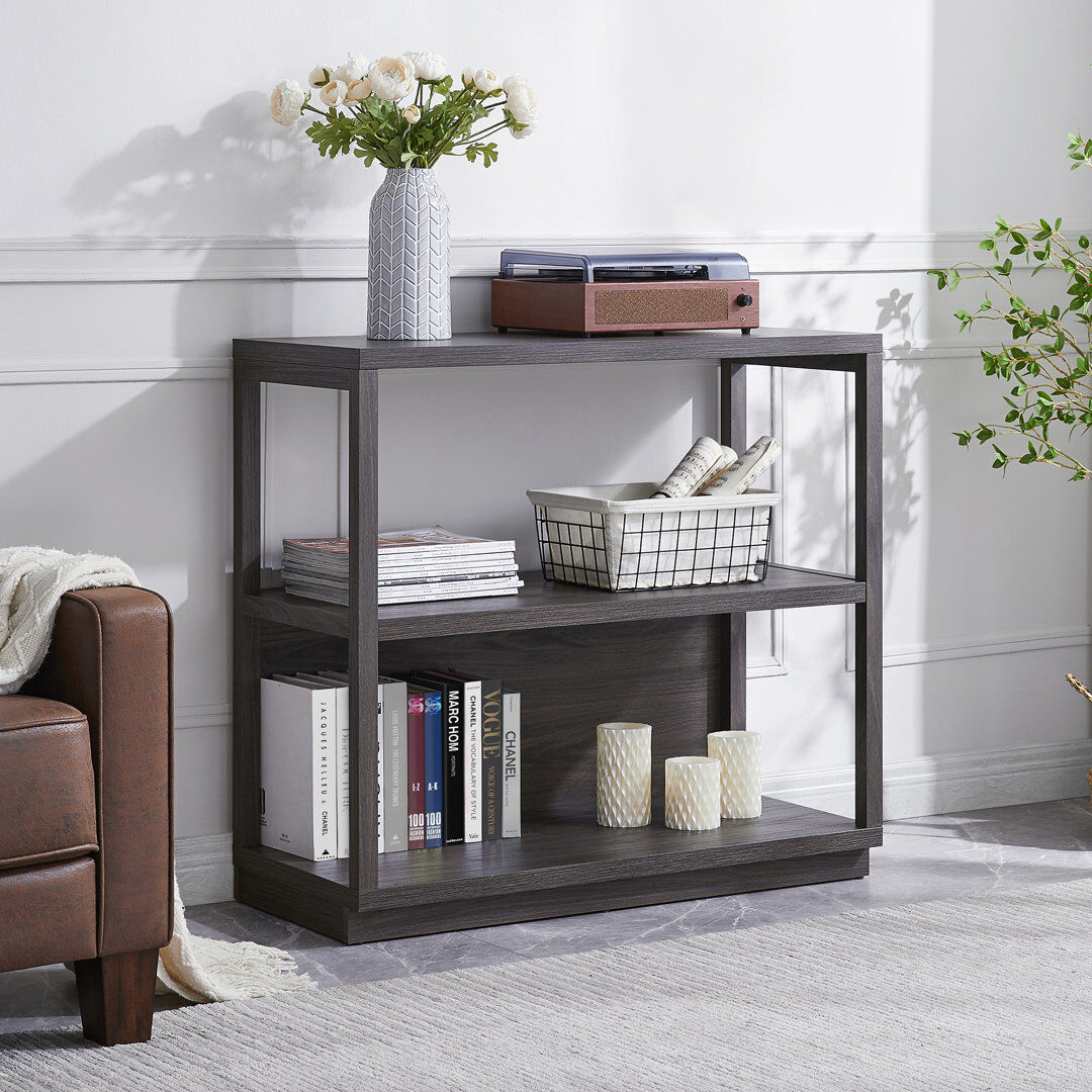 Hudson&Canal Thalia Standard Bookcase Alder Brown 83.8cm H X 91.4cm W X 40cm D