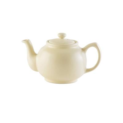 Price & Kensington Teekanne 450 ml Steingut matt creme, für 2 Tassen