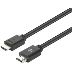 Manhattan 356657 HDMI-Kabel 2 m HDMI Typ A (Standard) Schwarz
