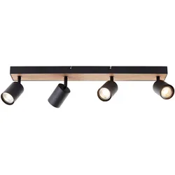 LED SPOT Jello Wood Schwarz/Holz 8/60/15,3 cm