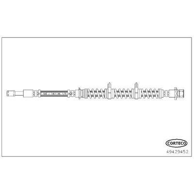 Corteco Bremsschlauch [Hersteller-Nr. 49429452] für Land Rover