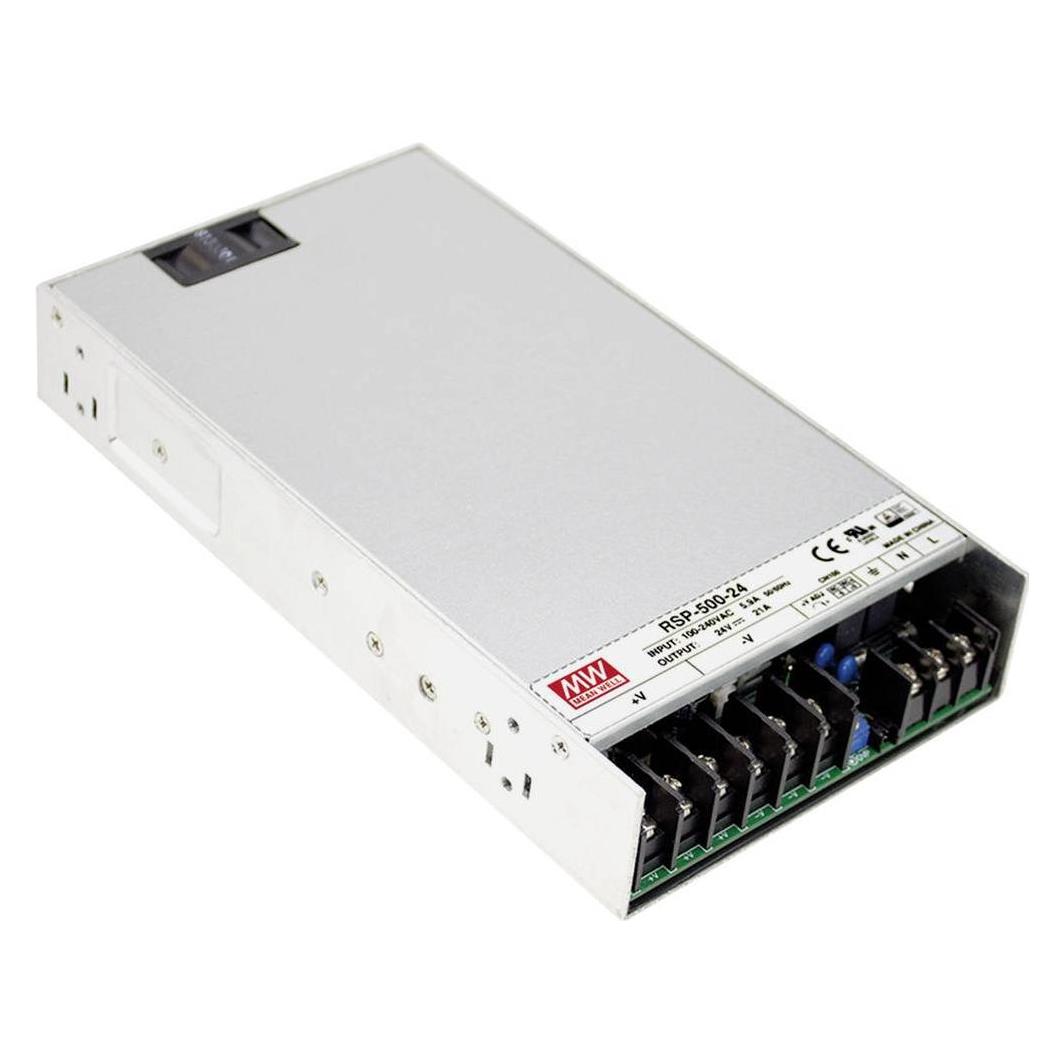 MeanWell MEAN WELL RSP-500 Netzteil 500 W 1U Silber (RSP-500-4) (500 W) (RSP-500-4)