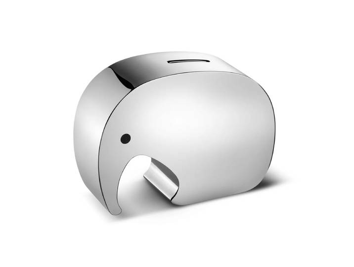 Georg Jensen - Moneyphant Spardose, Edelstahl