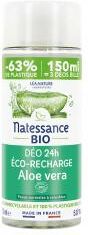 Natessance Recharge Déodorant Aloe Vera Bio - Flacon 150 ml