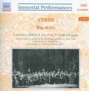Lily Pons - Verdi: Rigoletto (Gesamtaufnahme) (Aufnahme New York 28.12.1935) - Preis vom 19.10.2026 19:33:35 h