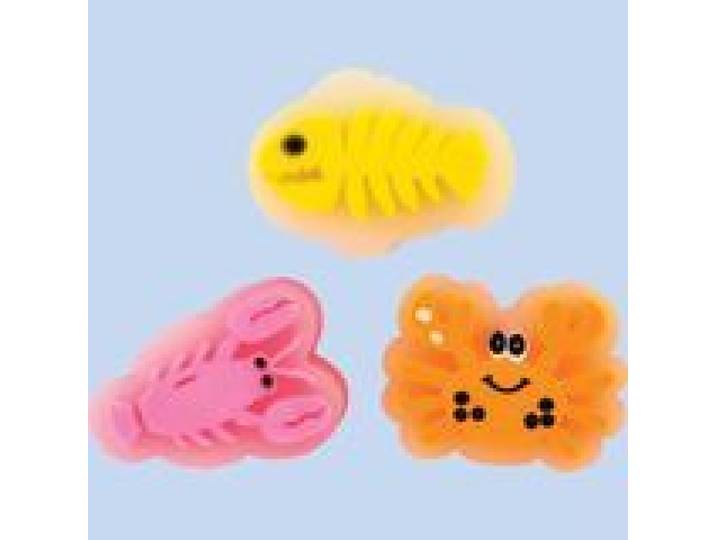 24 Gummen Zeedieren - 30 x 45 x 10 mm