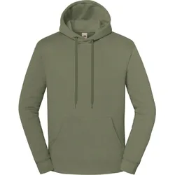 Fruit of the Loom Iconic Premium Hooded Sweat Unisex Hoodie mit CiCLO® Technologie, nachhaltig, oliv, M
