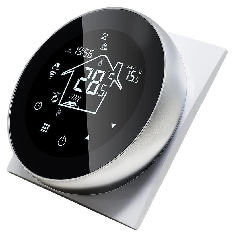 Selius WiFi Vloerverwarming Thermostaat - Programmeerbare Thermostaat voor Waterverwarming