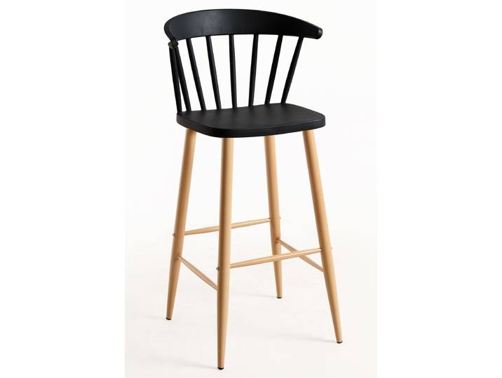6er Set Miki Hocker - Schwarz