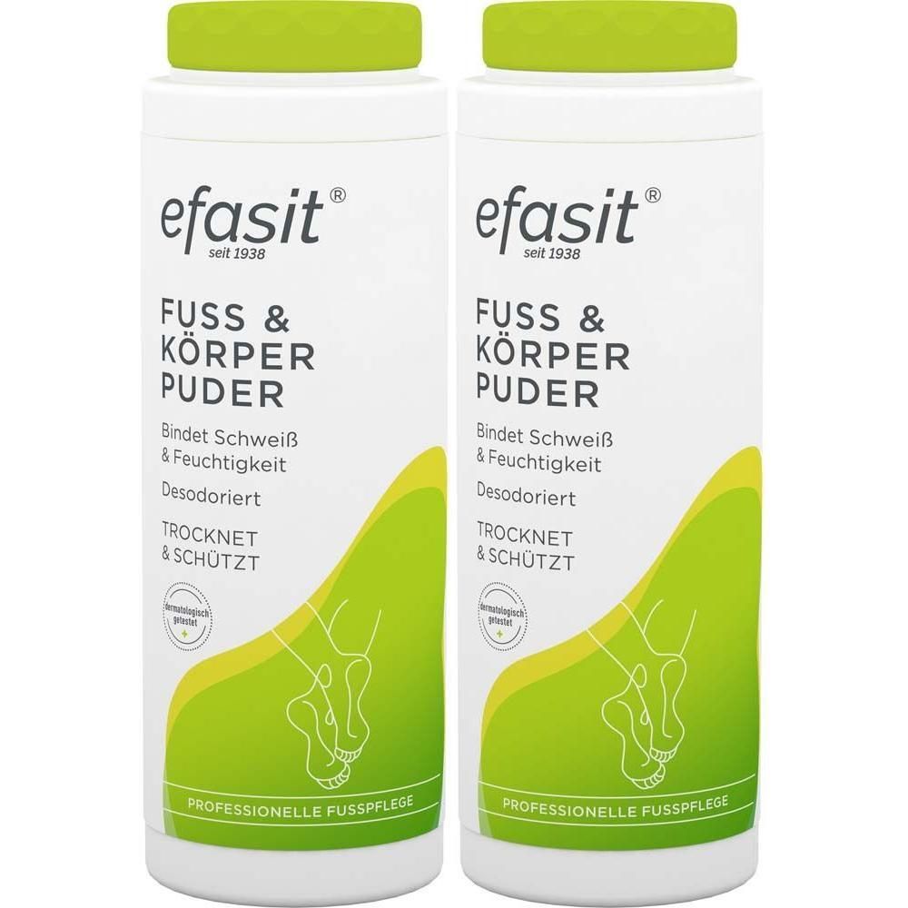 Efasit Fuß & Körper Puder 2x 2x100 g