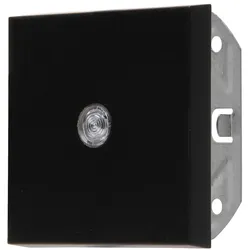 Kopp 490062009 HK07 - Flächenwippe mit Linse, Farbe: schwarz matt