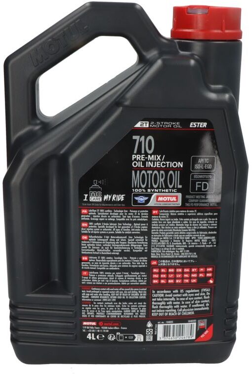 Motoröl 2T MOTUL 104035 710 4L