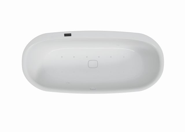 Hoesch Monolith Whirlwanne iSensi Oval 1800x800 Monolith mit Überlaufschlitz 3821i.111310001