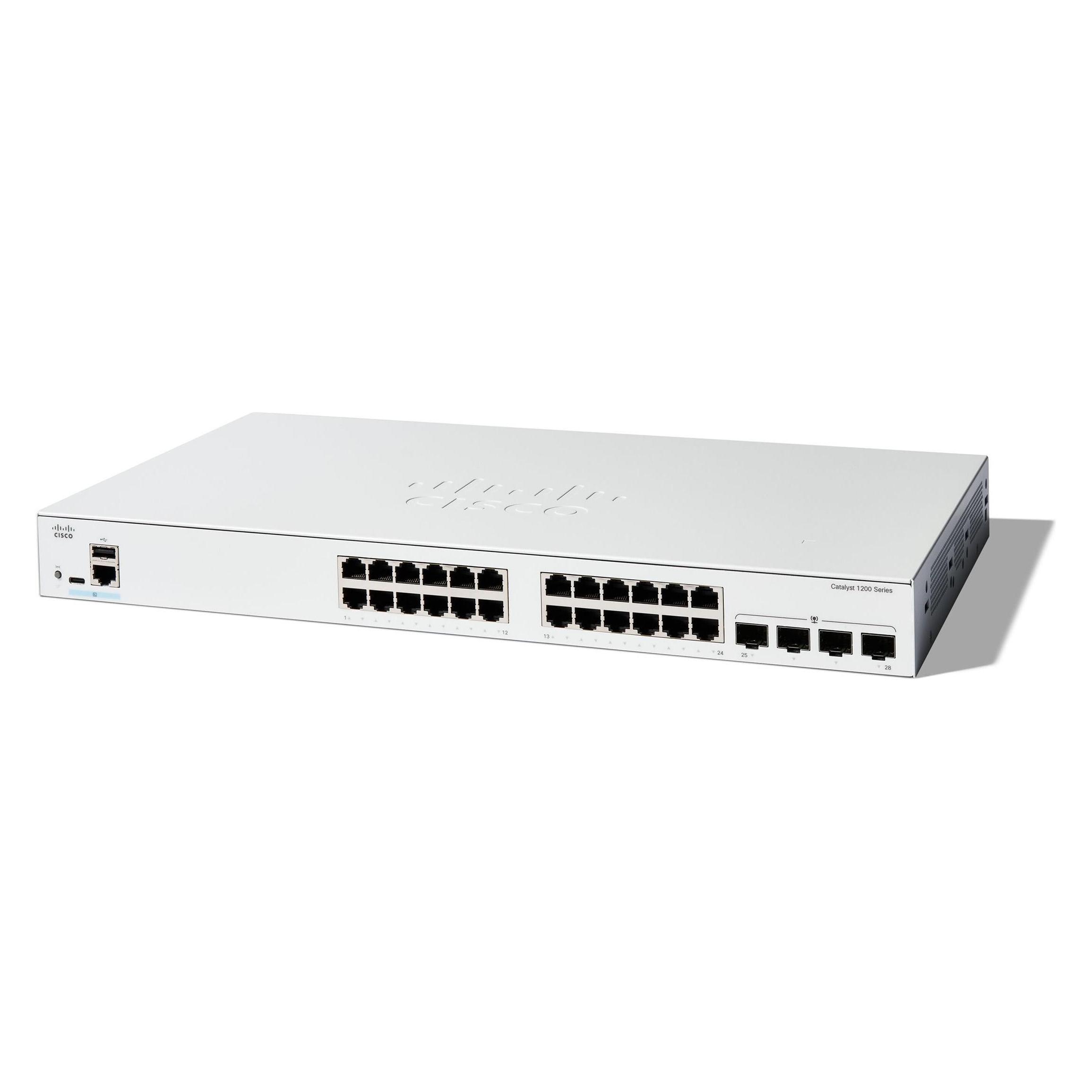 Cisco CATALYST 1200 24-PORT GE 4X1G (24 Ports) (C1200-24T-4G)