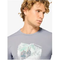 Super Natural, Herren, Funktionsshirt, Snow Tour (S), Blau