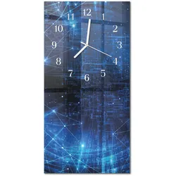 WANDUHR aus Glas 30x60 cm - Matrix