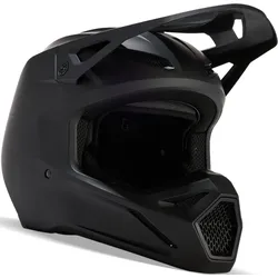 FOX V1 Matte Black 2023 Jugend Motocross Helm Y/L (52/53)