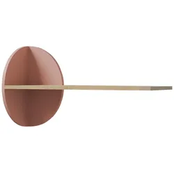 WANDREGAL Lena für Kinder und Jugendliche, 80 cm, rundes Design, Eiche Cremona/Macadamia/Puderrosa