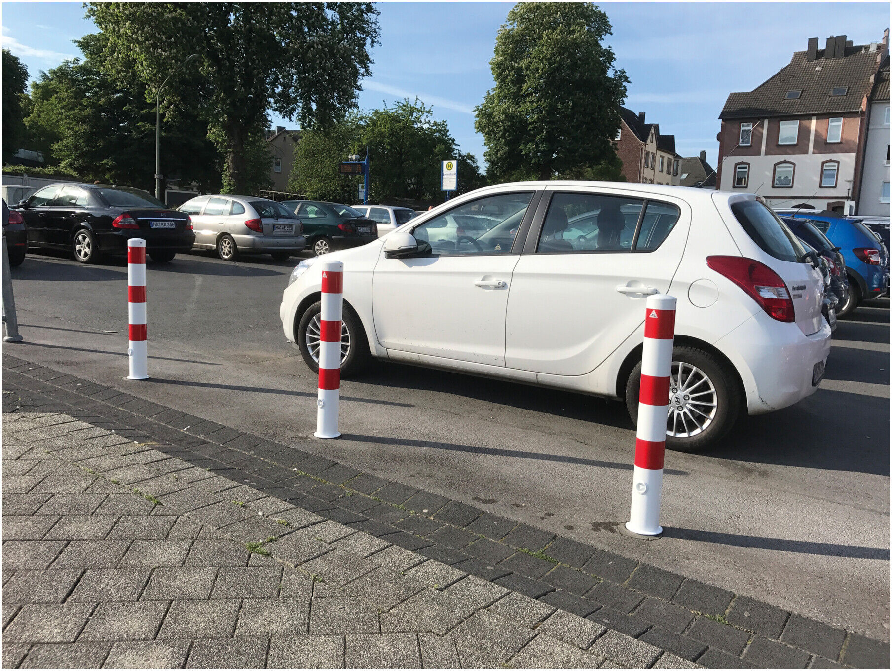 Schake Absperrpfosten Typ 491P, ortsfest, Ø 102mm, feuerverzinkt)