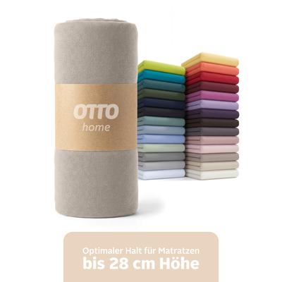 OTTO home "BLACKBERRY in PREMIUM und BASIC Qualität, 100% Baumwolle" für hohe Matratzen bis 28 cm, Bettlaken, Spannbetttuch, Boxspring