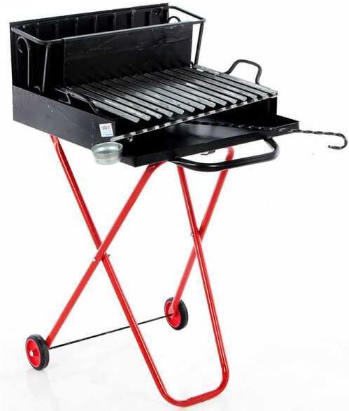 Pegoraro Angelo 142 Small  Tragbarer Holz- und Holzkohlegrill  Klappbar