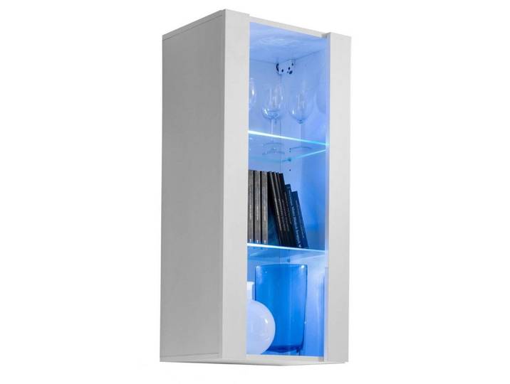 99rooms Vitrine Azara (Hängevitrine, Glasvitrine, Wohnmöbel) wahlweise mit LED, mit Glaseinsatz, viel Stauraum, variabel hängbar