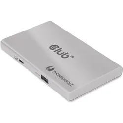 Club 3D CSV-1580 (5 Ports), Dockingstation + USB Hub, Silber