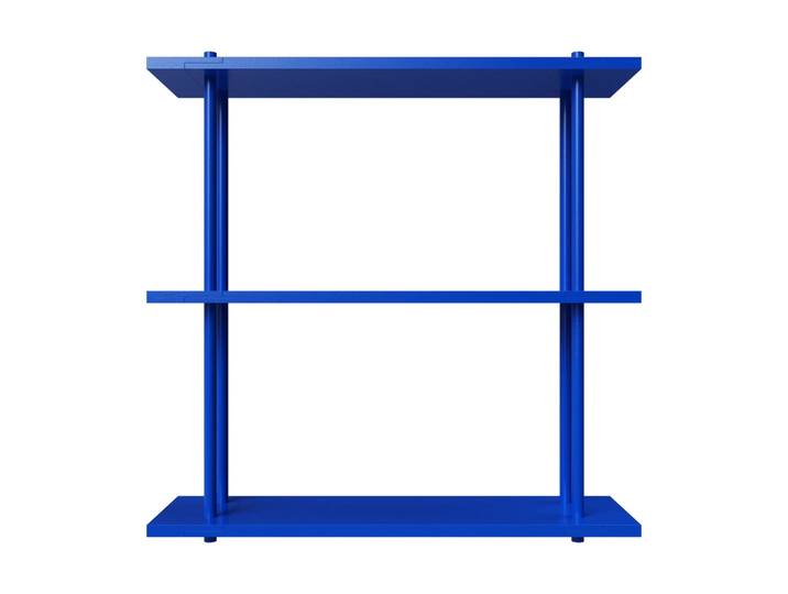 Fogia Bond Wandregal W103 Blau lackiertes Birkenholz