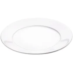Flacher Teller, reinweißes Hotelporzellan, Serie Isabell, Stalgast, Ø 230 mm