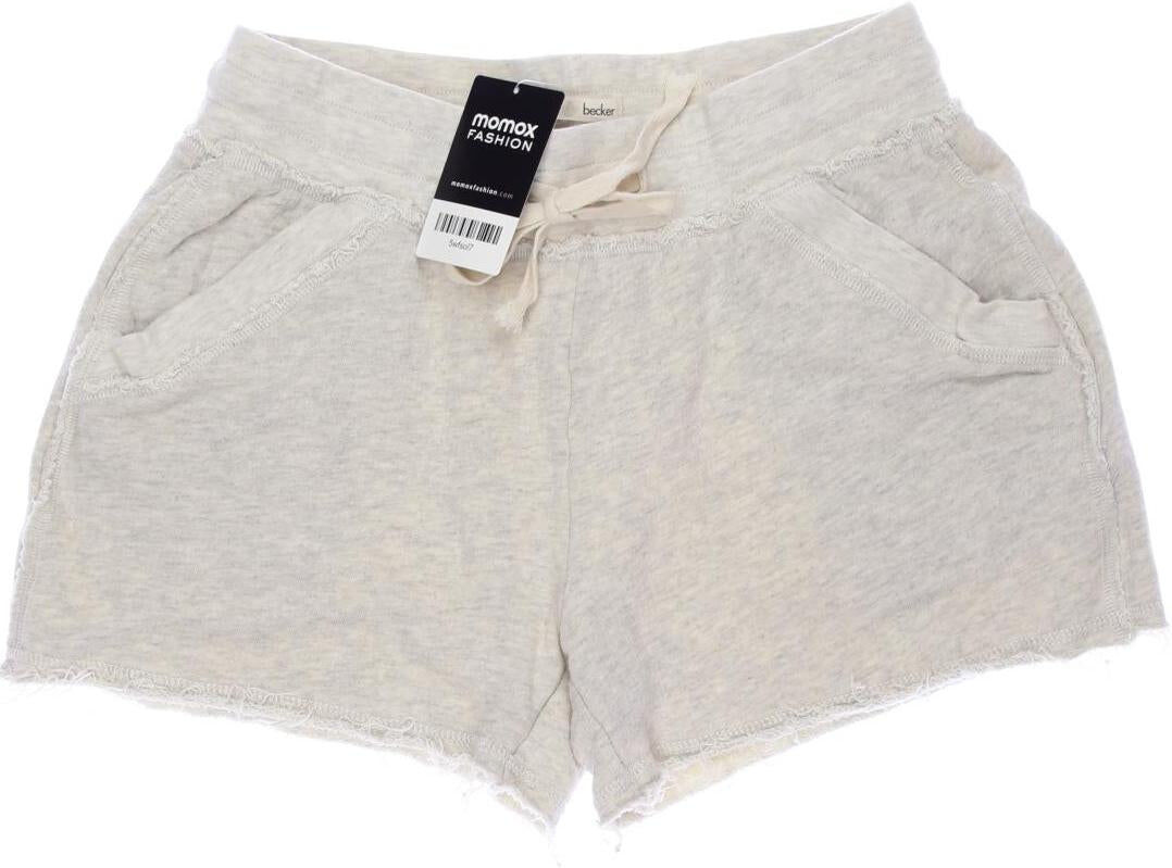 Barbara Becker Damen Shorts, Cremeweiß, Gr. W27, kein / Etikett - Second Hand