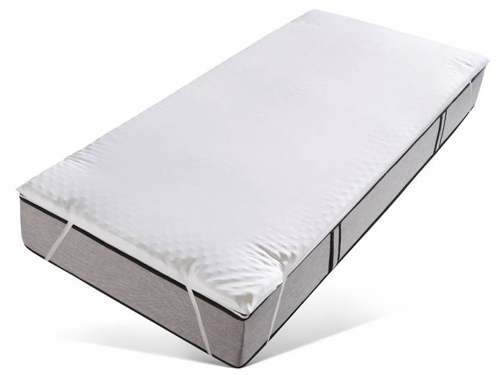 Topper JEKATEX Microaktiv 5,0 , weiss (weiß), B:100cm H:5cm L:200cm, Viscoschaum, Topper, Topper