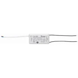 Kopp 202550091 Elektronischer Transformator: 1 Eingang/2 Ausgänge, dimmbar, Halogenlampe: 0-50W, LED: 20W  - 4 Stück
