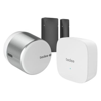 Tedee Set GO 2 Alu Bridge und Türsensor (Smartphone) (5906288551614)