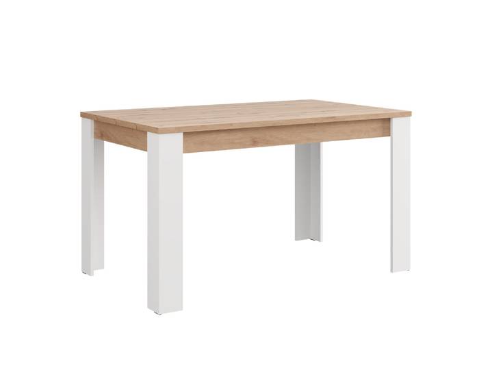 Esstisch HOME AFFAIRE Spoleto, Esstisch, Küchentisch, Speisetisch, Familientisch , braun (opaque weiß, artisan eiche, weiß, artisan eiche), B:135,2cm H:75,6cm T:80cm, Tische, Esstisch, Charakterstarke 4-Lamellen-Platte, 4 Farben, 2 Grössen – top modern