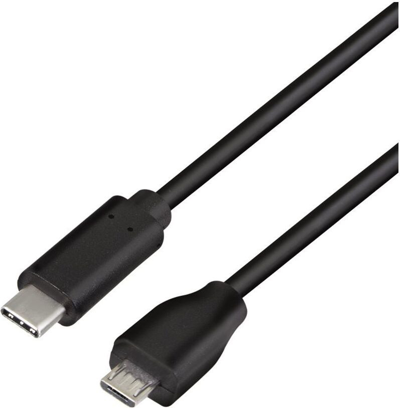 LogiLink CU0196 USB 2.0 kabel USB-C naar Micro-USB, 0,5 meter