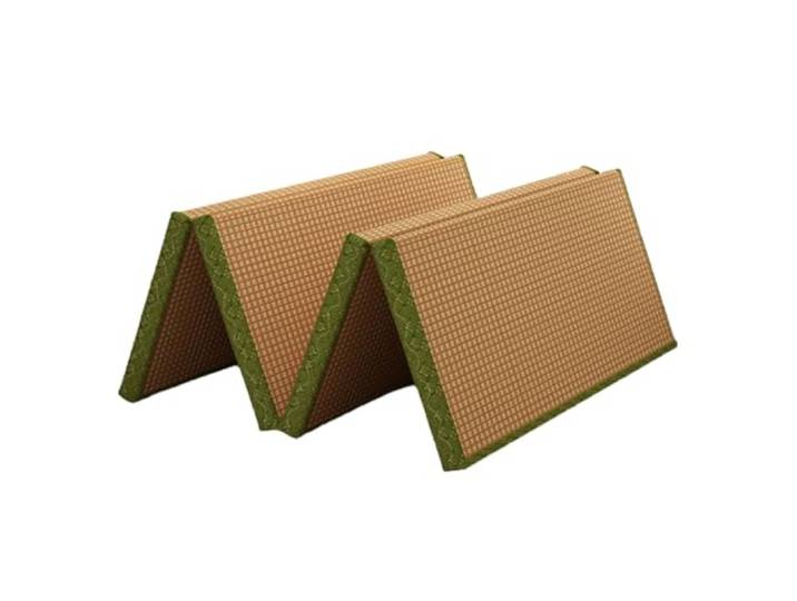 Faltbare Japanische Tatami-Matte,Japanische Tatami-Bodenmatte,Rattans Faltbare Tatami Matte,Traditionelle Japanische Tatami-Matte,rutschfest,FüR Wohnzimmer,Schlafzimmer,Meditation