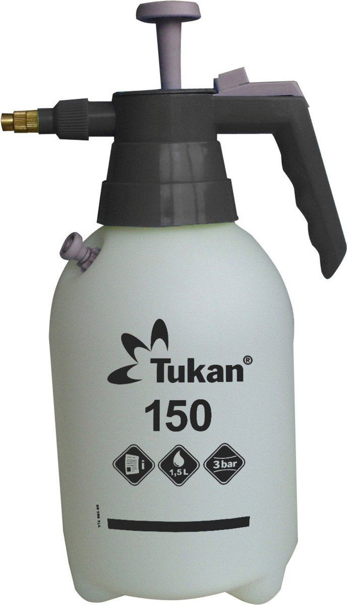 Gloria Tukan Drukspuit met verstelbare messing zuigmond - 1,5 l