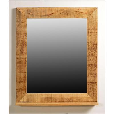 Spiegel SIT "Meersburg aus Mangoholz mit praktischer Ablage", bunt (natur, bunt), B:67cm H:80cm T:3cm, Glas, Spiegel, Integrierte Ablage für Deko, Schlüssel oder Badutensilien