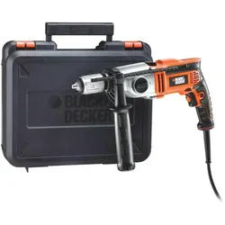 Black & Decker, Bohrmaschine + Akkuschrauber, 850W 2-Gang (Schlagbohrschrauber)