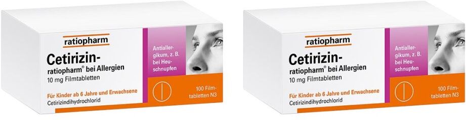 Cetirizin-ratiopharm® bei Allergien 10 mg Filmtabletten