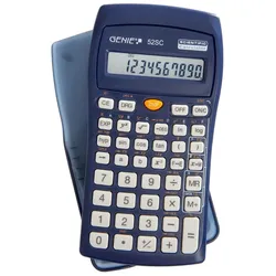 Genie 52 SC Taschenrechner Tasche Wissenschaftlicher Taschenrechner Navy