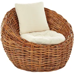 RATTANSTUHL Rattan natürlich Lerici