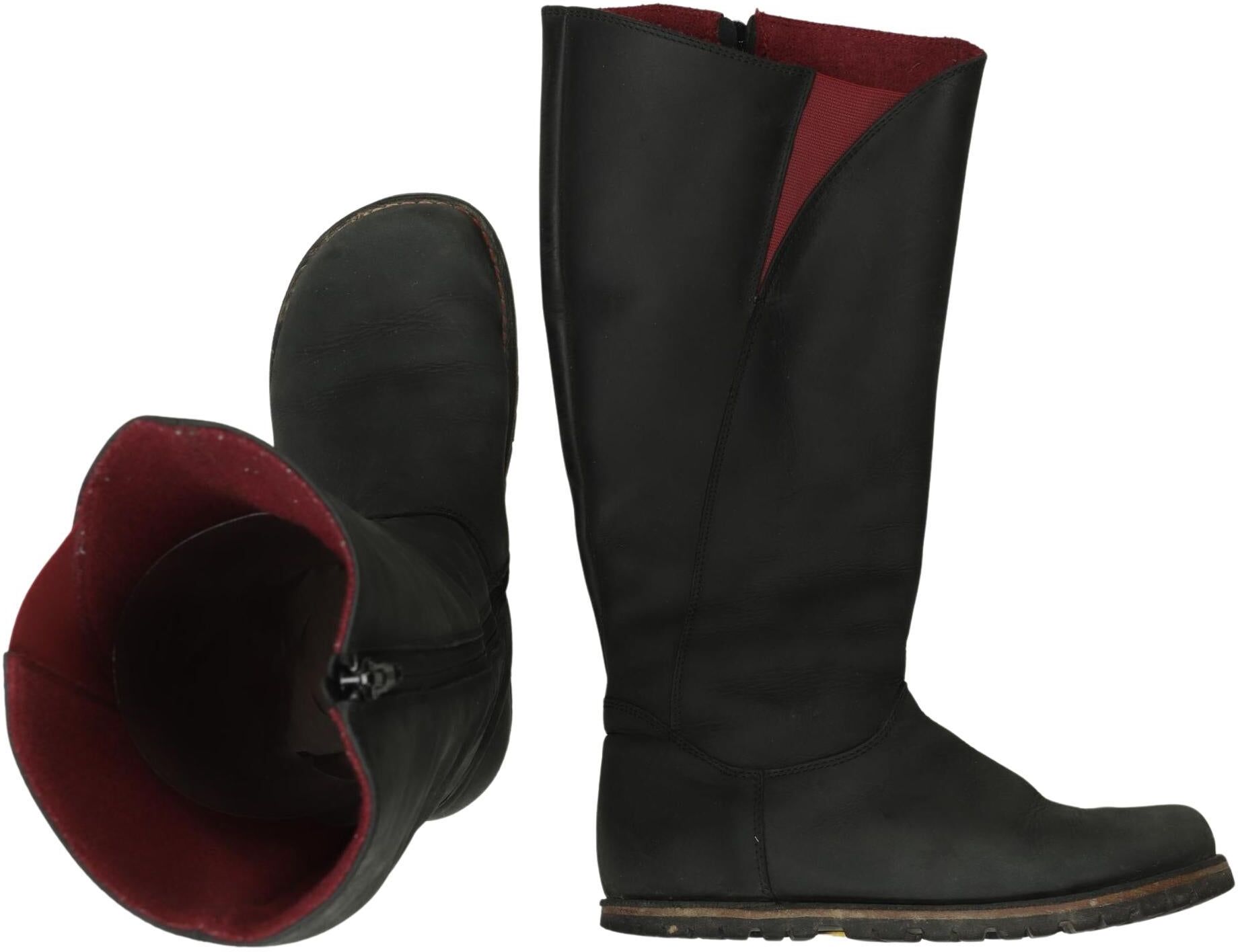 Waldviertler Damen Stiefel, Schwarz, Gr. EU 35, kein / Etikett - Second Hand