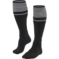 FALKE SK2 Intermediate Skiing mittelstark, Größe 41-42 in Schwarz 3000