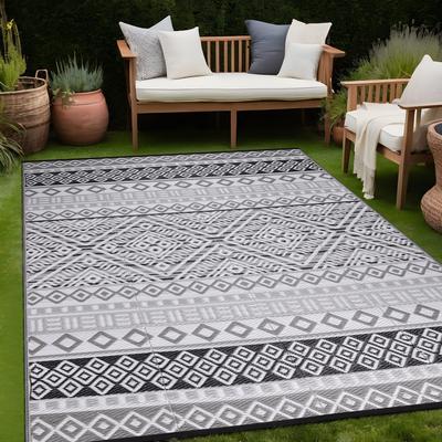 Beverly Rug Boho Outdoor Rug Waterproof for Patio, RV Camping
