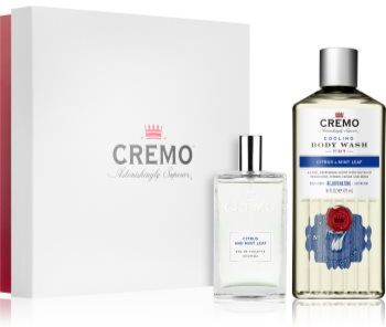 Cremo Citrus & Mint Leaf Gift Set coffret para homens . Citrus & Mint Leaf Gift Set