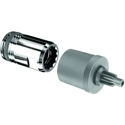 Schell Adapter QUICK Stecktechnik 35mm Schaftlänge 1/2" chrom mit ASAG 007000699