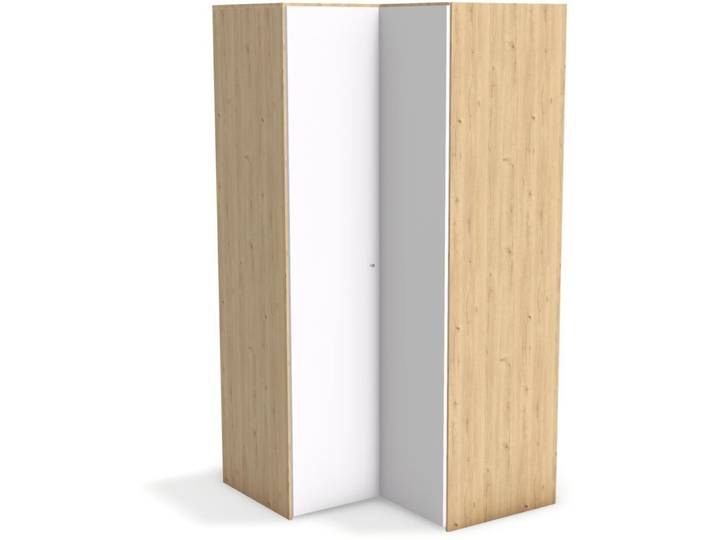 Kleiderschrank Window eiche Holzwerkstoff B 107 cm - Möbel Konfigurator: Traummöbel individuell zusammenstellen - Kleiderschrank