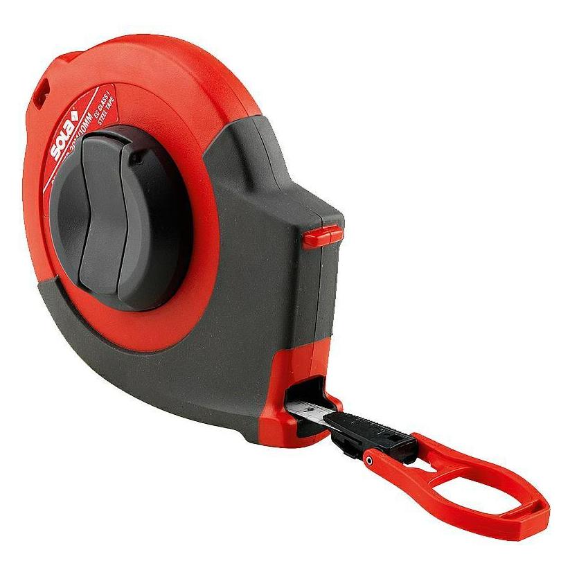 Sola Messwerkzeuge 50081501 Bandmass"Sprinter SR 30" aus Stahl, Grau/Rot, 30m (30 m) (SO50081501)
