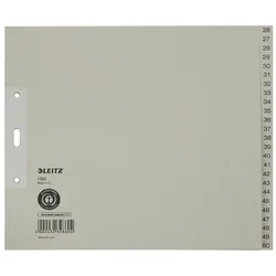 5x Leitz, Ordner Zubehör, Register Papier